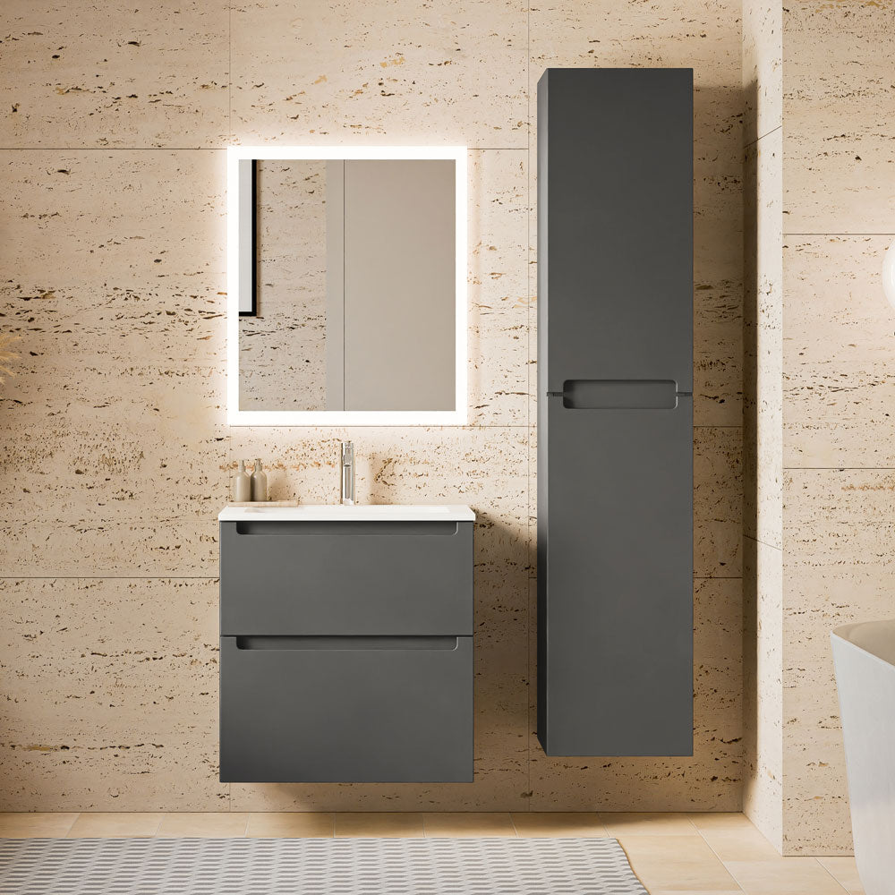 Ensemble de meubles de salle de bain VIREO 60 cm avec lavabo