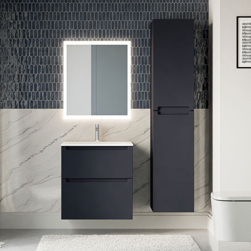 Ensemble de meubles de salle de bain VIREO 60 cm avec lavabo