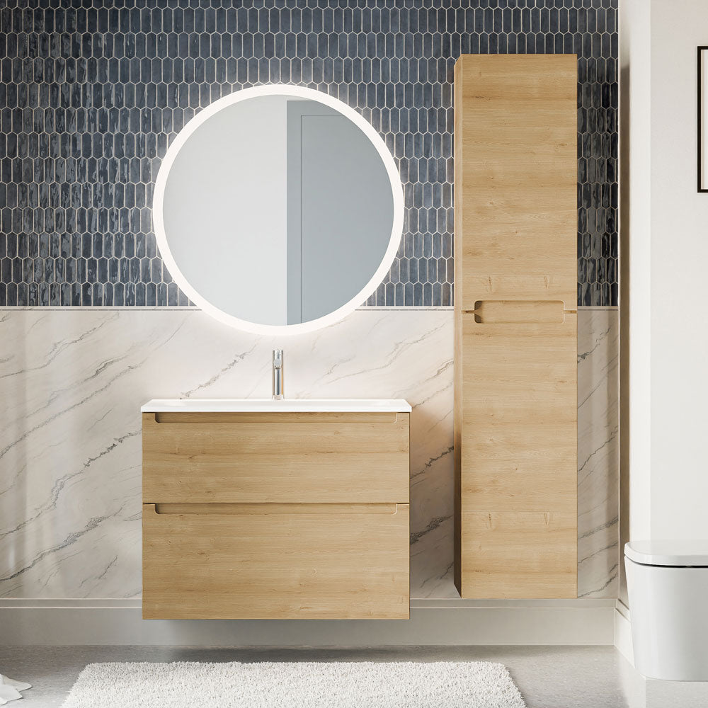 Ensemble de meubles de salle de bain VIREO 80 cm avec lavabo