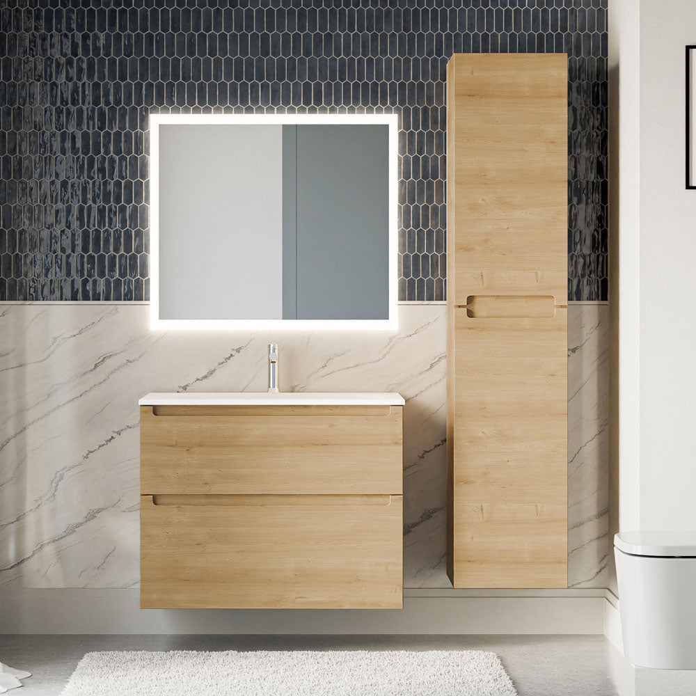 Ensemble de meubles de salle de bain VIREO 80 cm avec lavabo