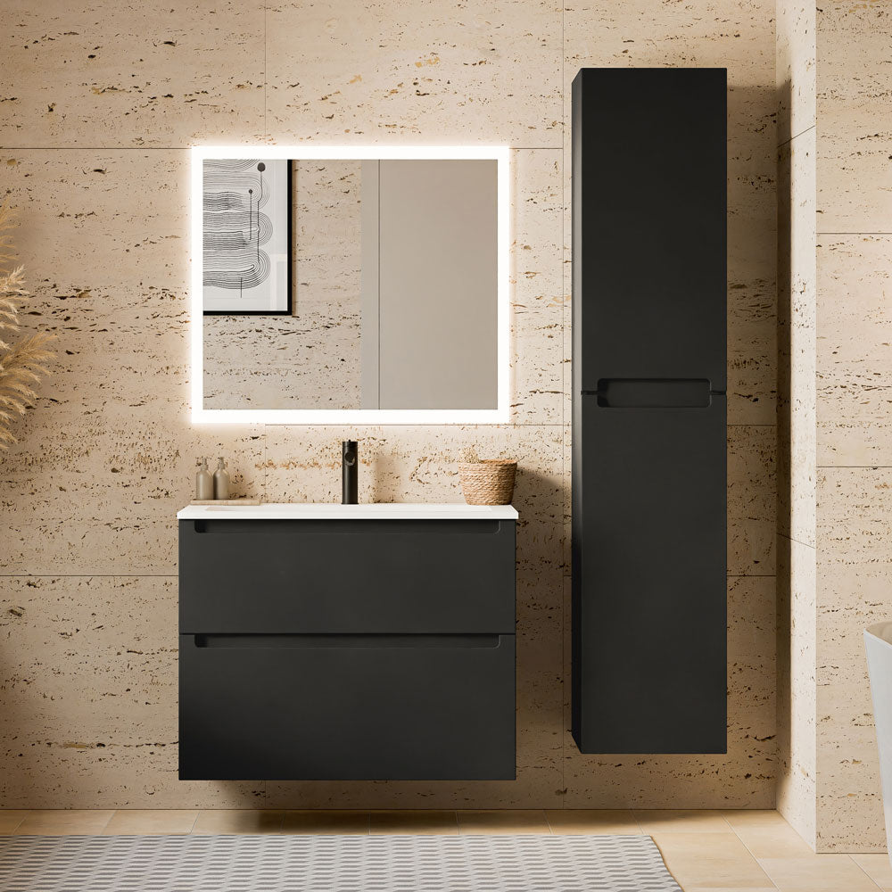 Ensemble de meubles de salle de bain VIREO 80 cm avec lavabo