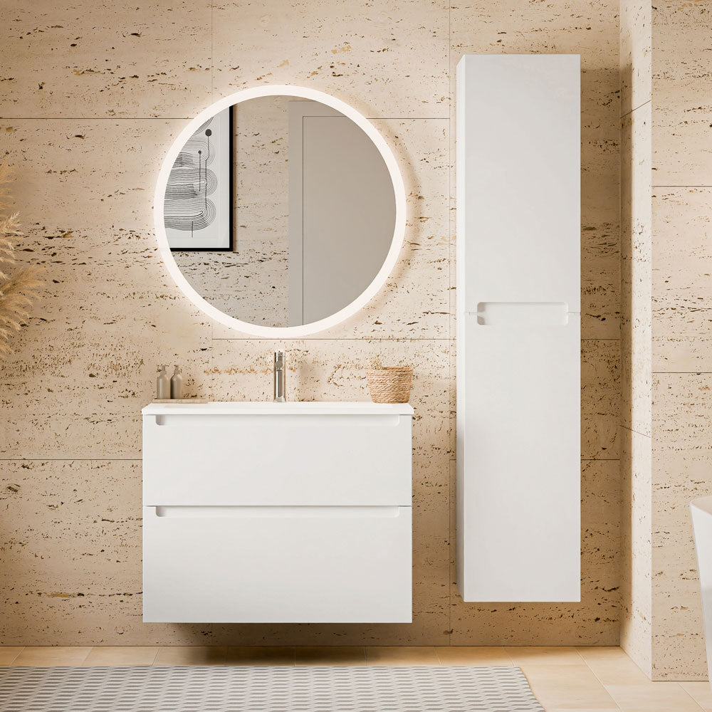 Ensemble de meubles de salle de bain VIREO 80 cm avec lavabo