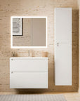 Ensemble de meubles de salle de bain VIREO 80 cm avec lavabo