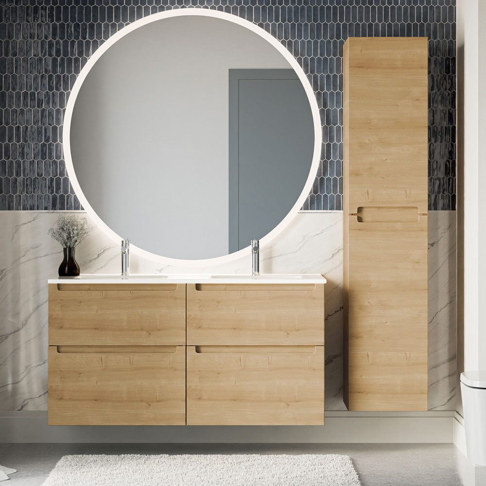 Ensemble de meubles de salle de bain VIREO 120 cm avec double vasque