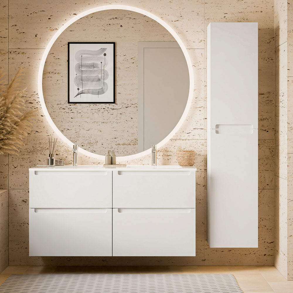 Ensemble de meubles de salle de bain VIREO 120 cm avec double vasque