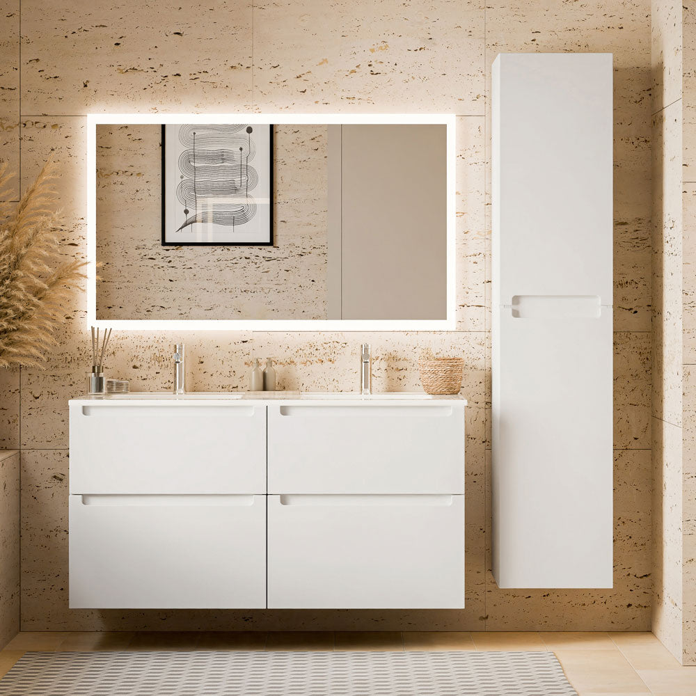 Ensemble de meubles de salle de bain VIREO 120 cm avec double vasque
