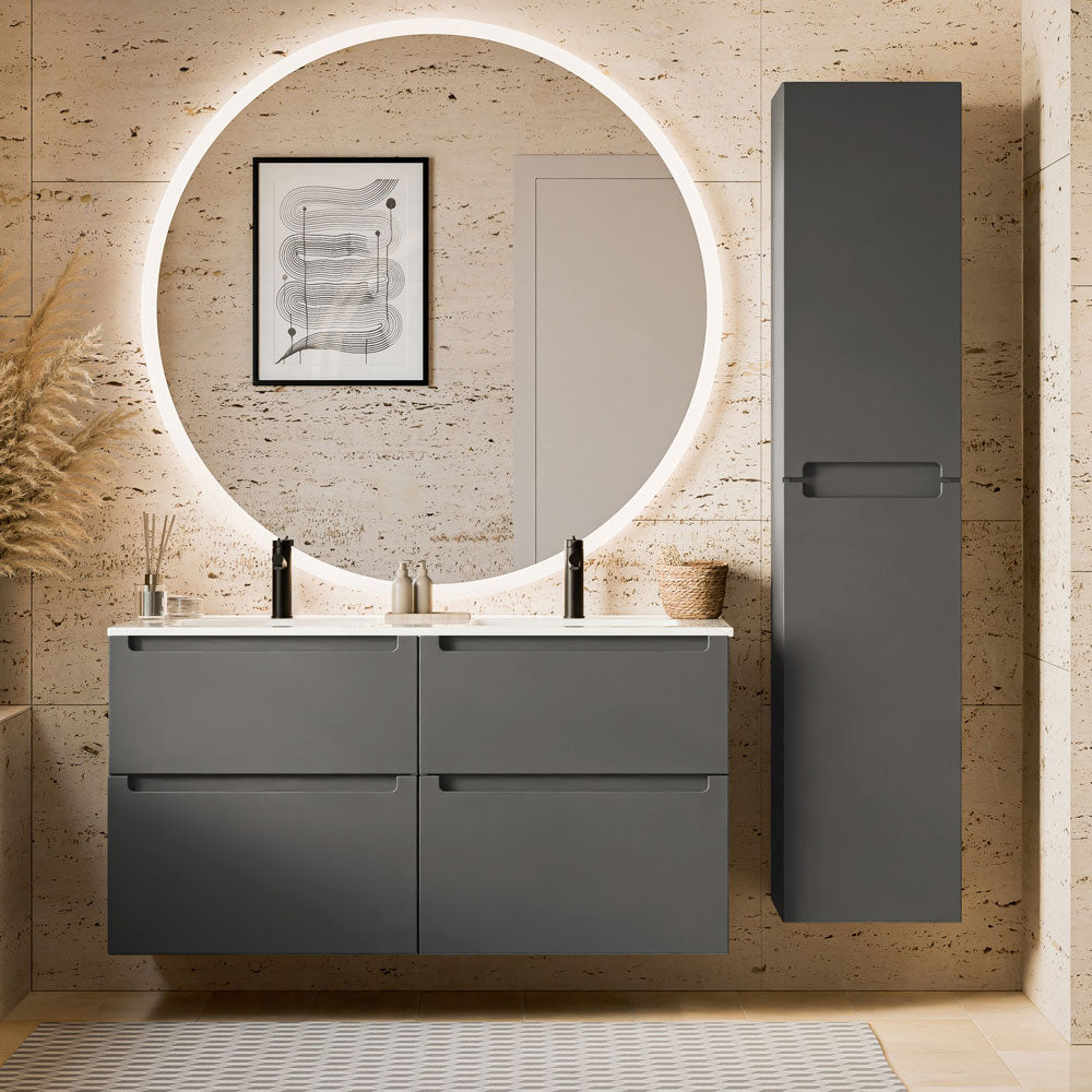 Ensemble de meubles de salle de bain VIREO 120 cm avec double vasque