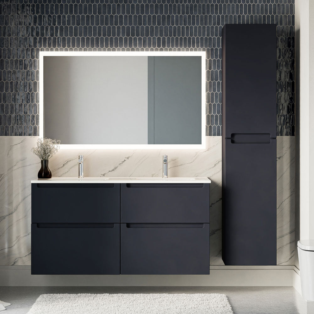 Ensemble de meubles de salle de bain VIREO 120 cm avec double vasque