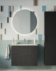 Ensemble de meubles de salle de bain TIM 80 cm avec vasque en céramique