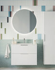 Ensemble de meubles de salle de bain TIM 80 cm avec vasque en céramique