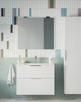 Ensemble de meubles de salle de bain TIM 80 cm avec vasque en céramique
