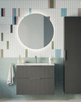 Ensemble de meubles de salle de bain TIM 80 cm avec vasque en céramique