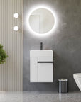 Ensemble de meubles de salle de bain pour WC invités COMPACT 45 cm avec lavabo
