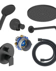 Duravit Tulum mitigeur encastré pour douche avec douche de pluie