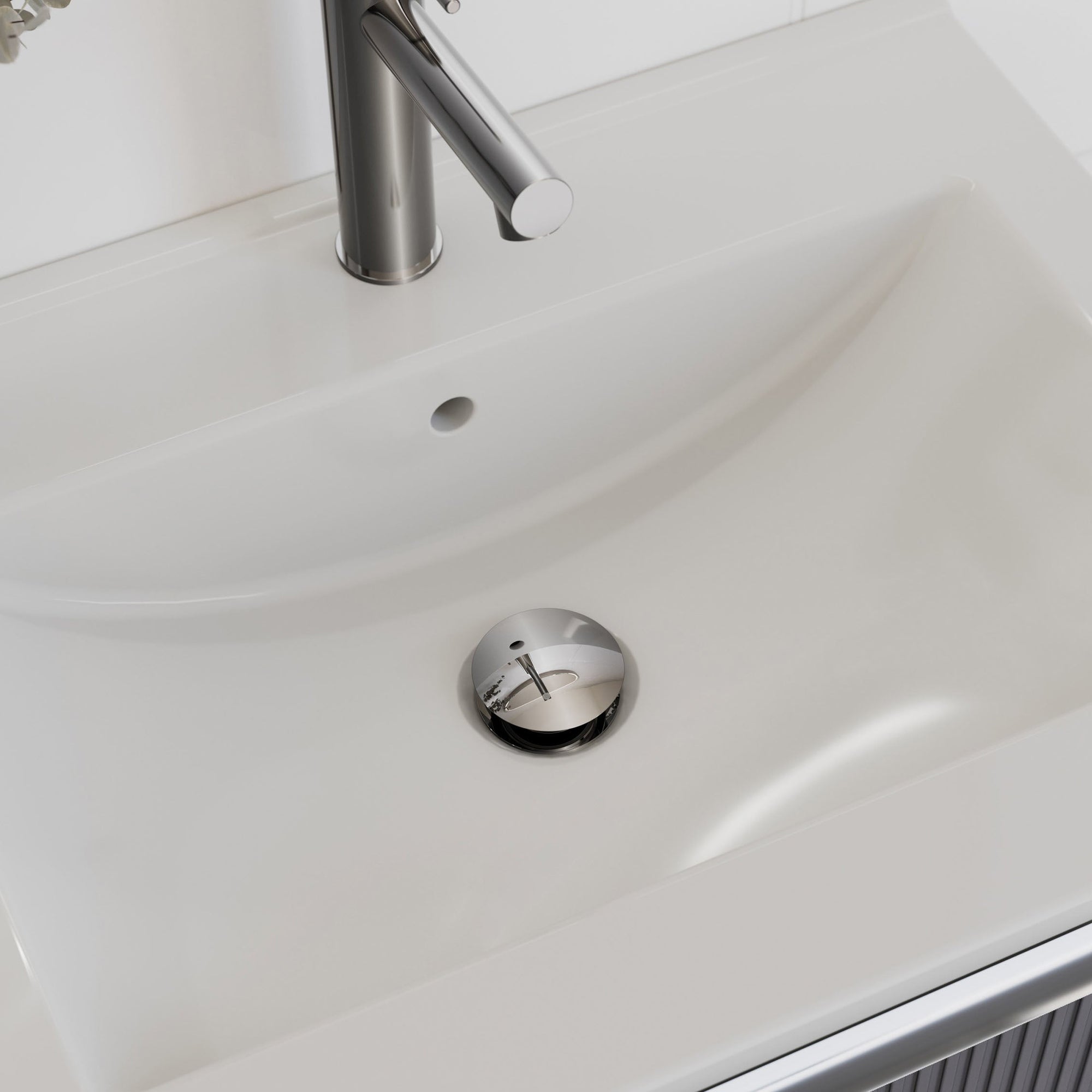 Bonde de vidage lavabo FLOWTEC avec trop-plein