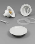 Bonde de vidage lavabo FLOWTEC avec trop-plein