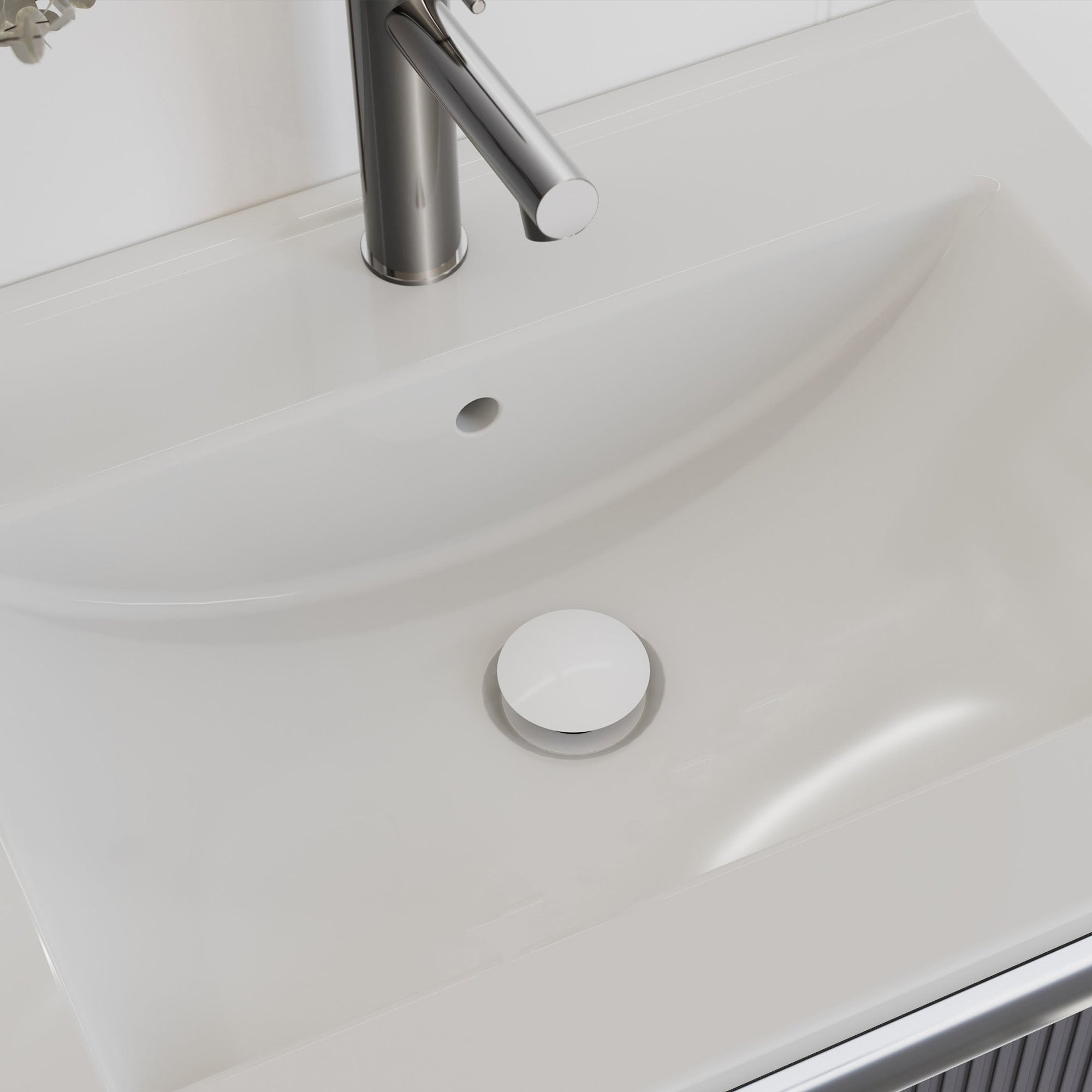 Bonde de vidage lavabo FLOWTEC avec trop-plein