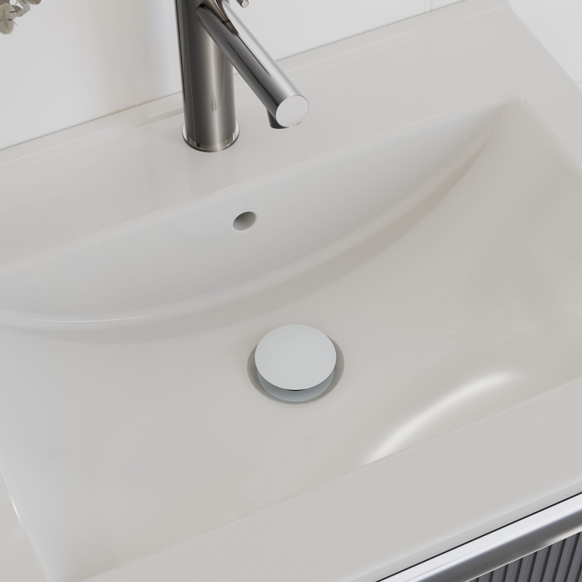 Bonde de vidage lavabo FLOWTEC avec trop-plein