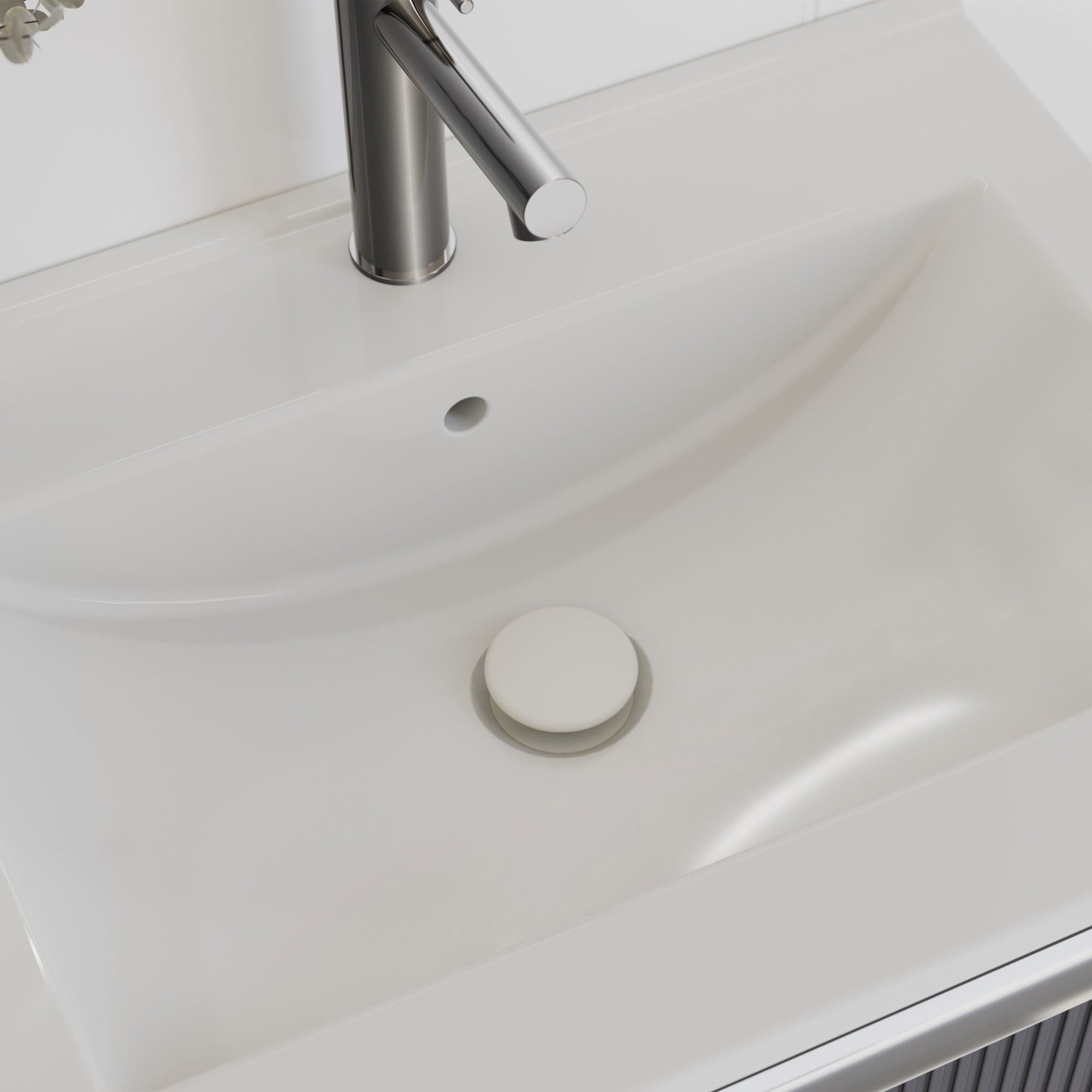 Bonde de vidage lavabo FLOWTEC avec trop-plein