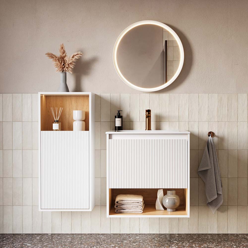 Ensemble meubles salle de bain BELDIVO 60 cm