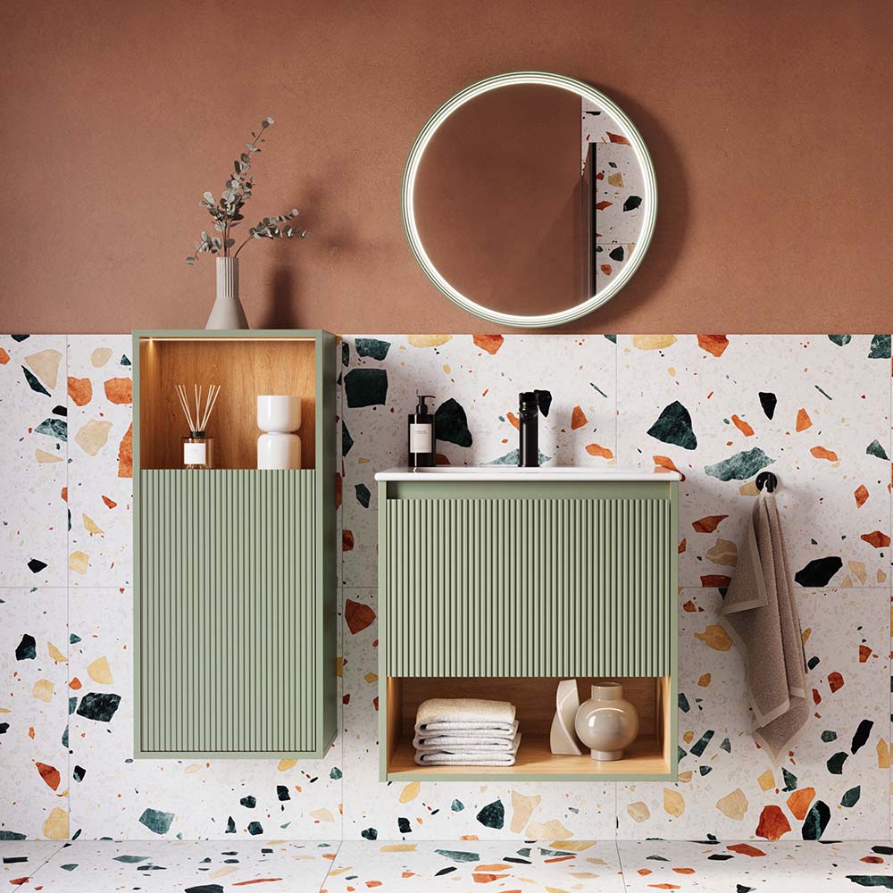 Ensemble meubles salle de bain BELDIVO 60 cm