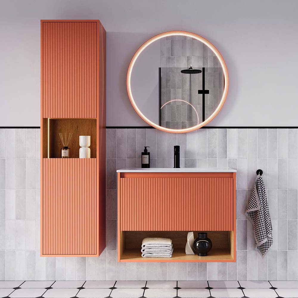 Ensemble meubles salle de bain BELDIVO 80 cm