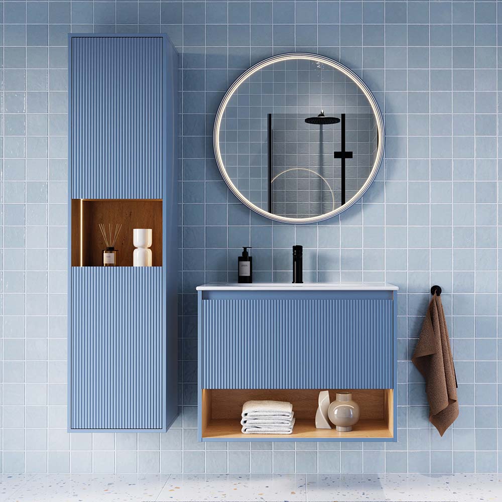 Ensemble meubles salle de bain BELDIVO 80 cm