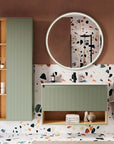 Ensemble meubles salle de bain BELDIVO 100 cm