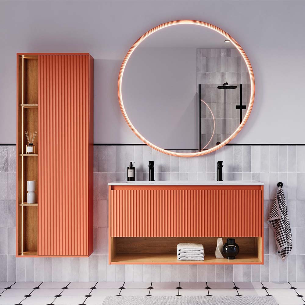 Ensemble meubles salle de bain BELDIVO 120 cm