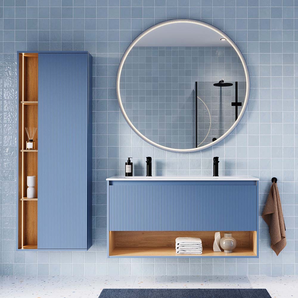 Ensemble meubles salle de bain BELDIVO 120 cm