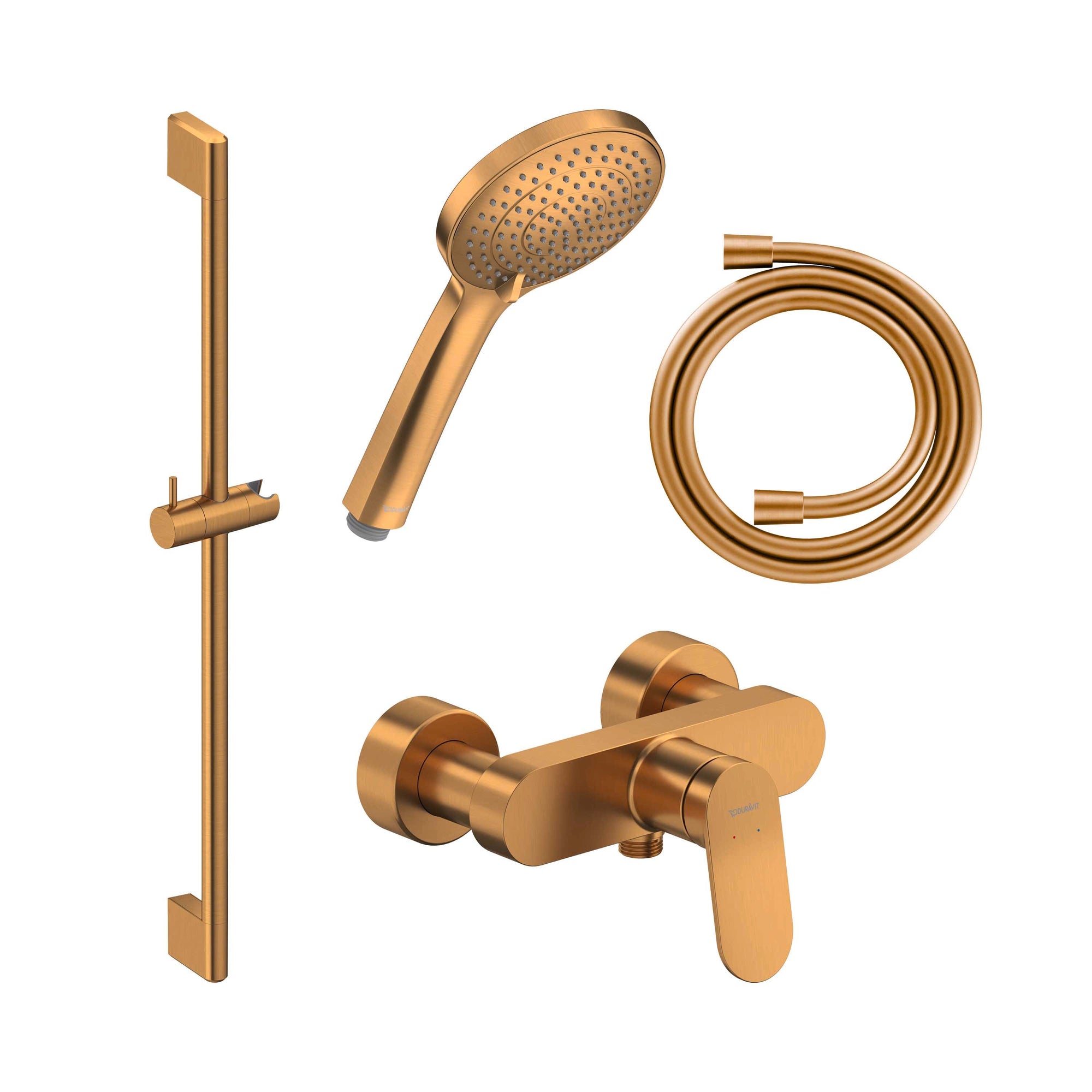 Mitigeur de douche apparent Duravit Wave avec mélangeur de douche monocommande