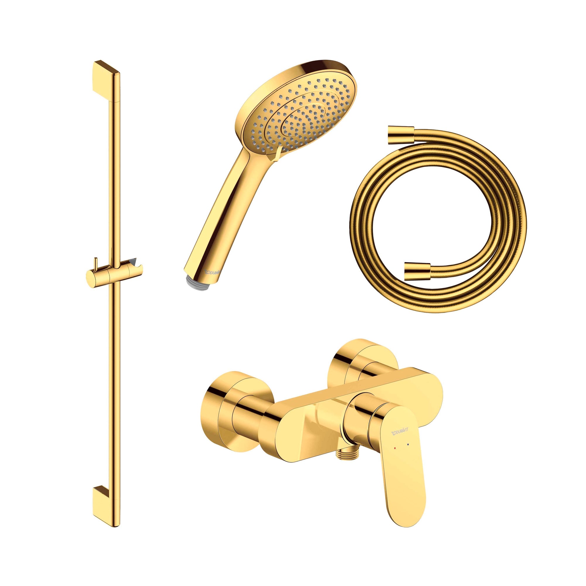 Mitigeur de douche apparent Duravit Wave avec mélangeur de douche monocommande