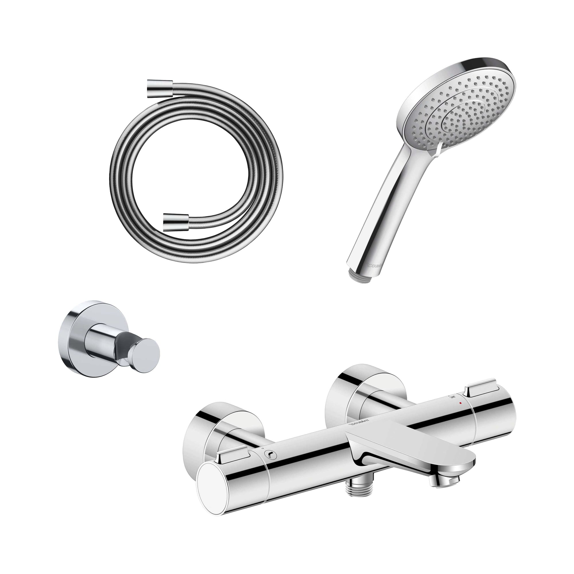 Robinetterie de baignoire Duravit Wave avec thermostat