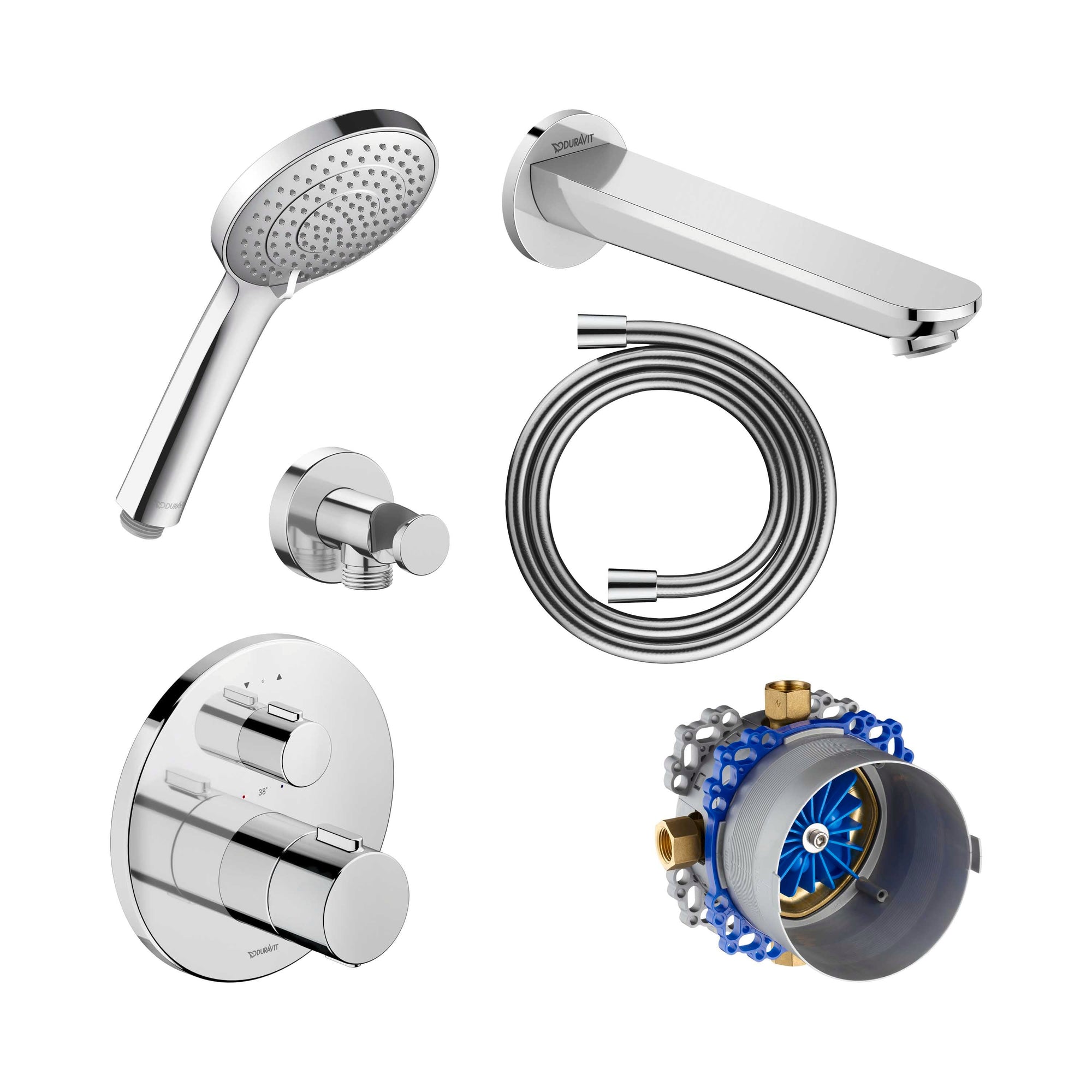 Mitigeur de baignoire Duravit avec thermostat