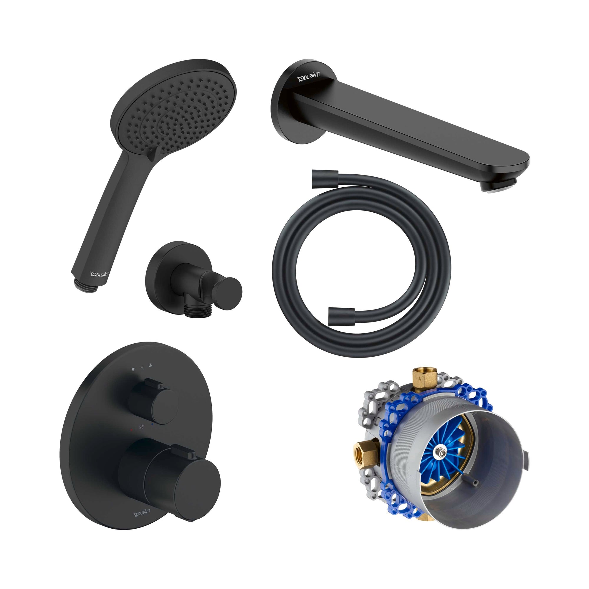 Mitigeur de baignoire Duravit avec thermostat