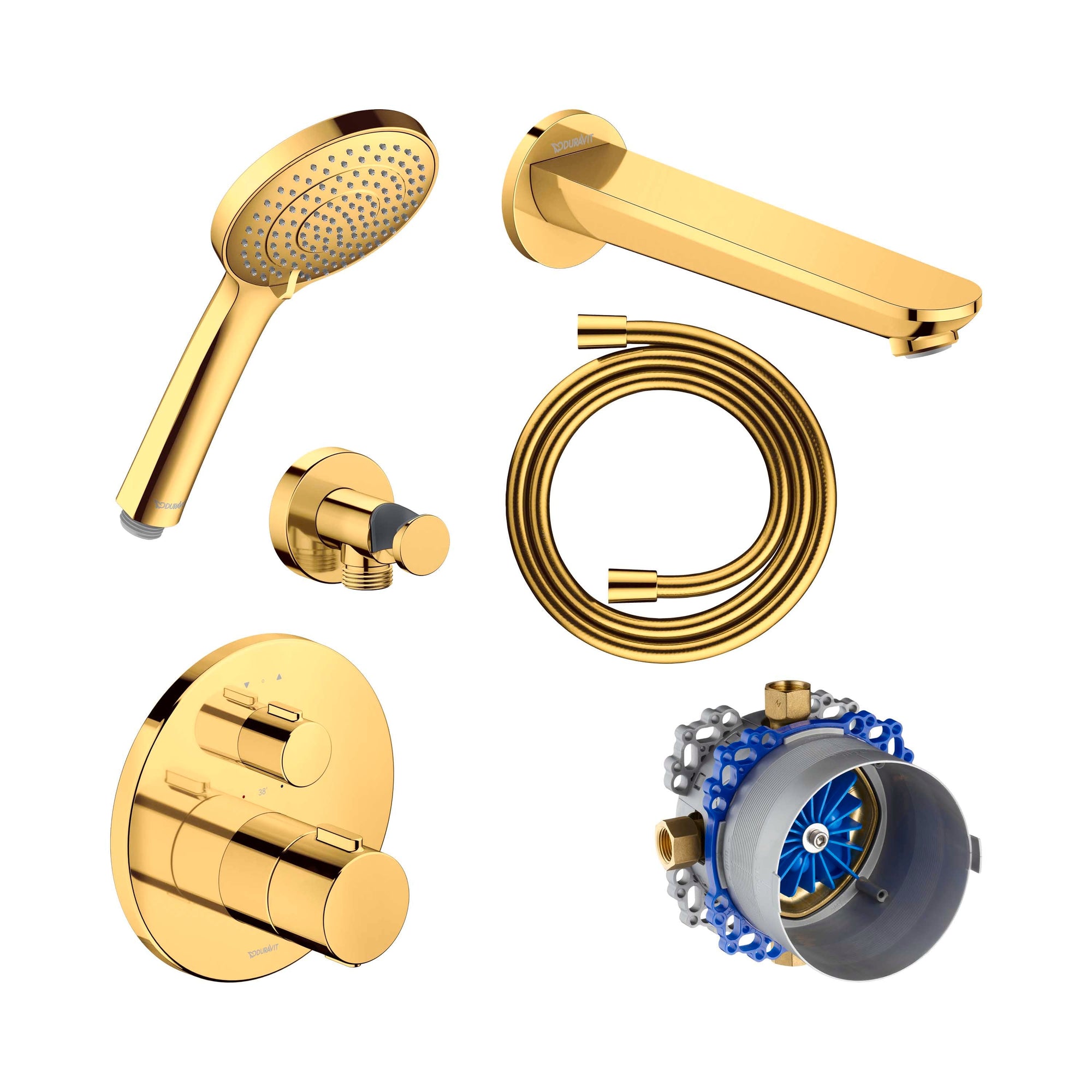 Mitigeur de baignoire Duravit avec thermostat