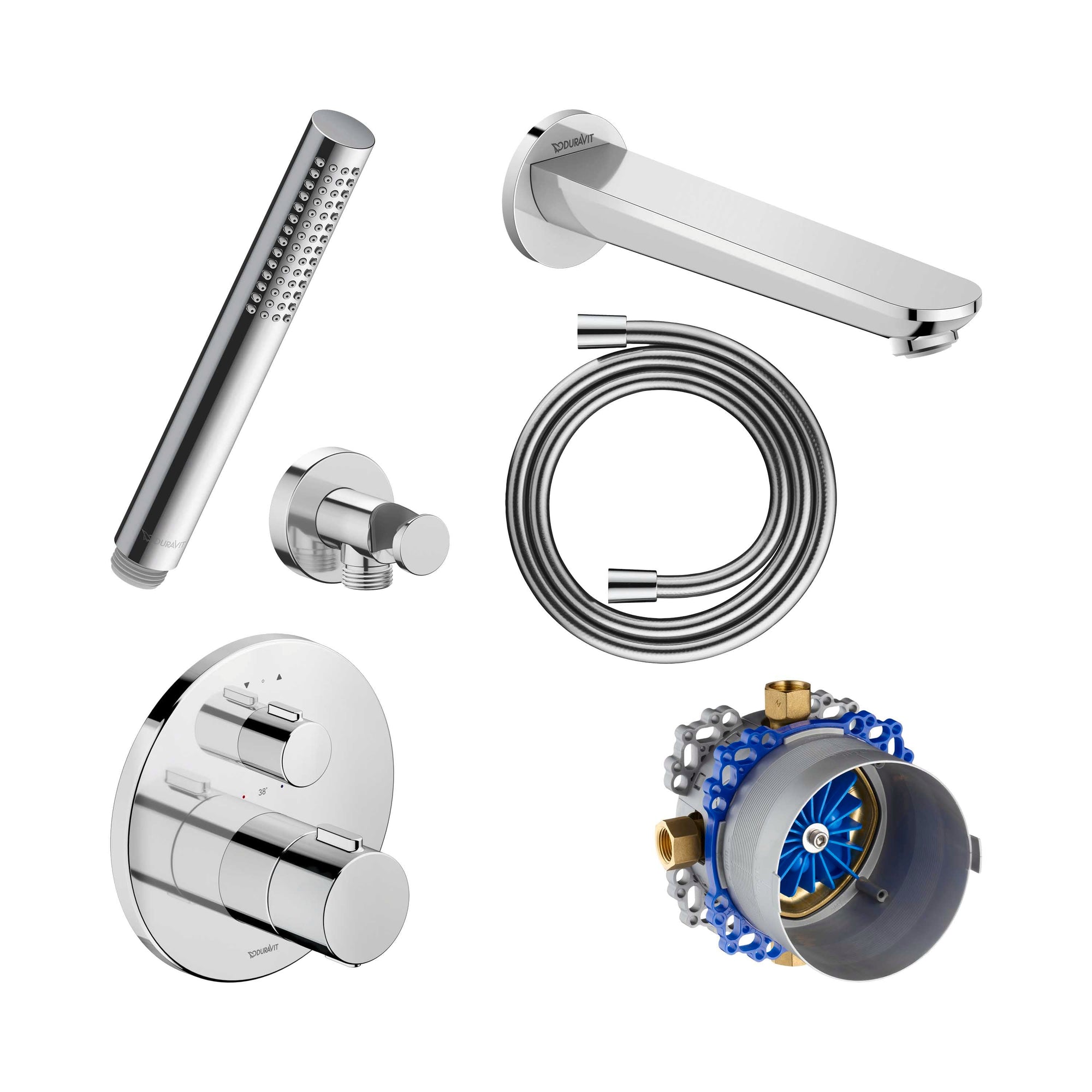 Mitigeur de baignoire Duravit avec thermostat