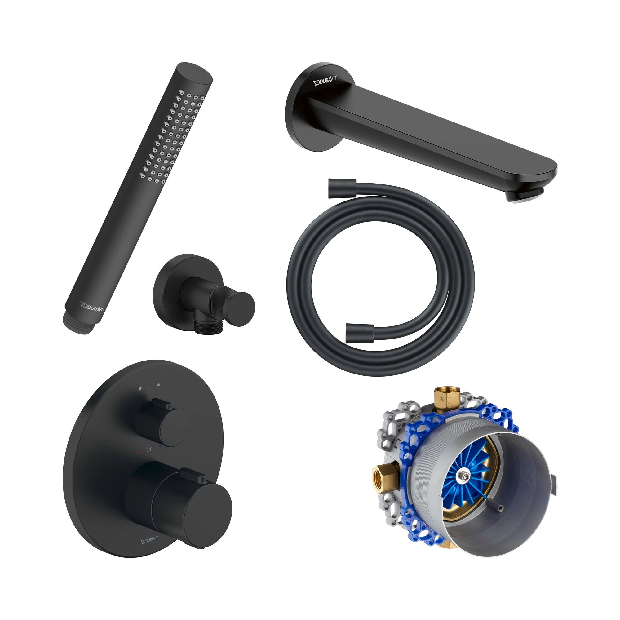 Mitigeur de baignoire Duravit avec thermostat