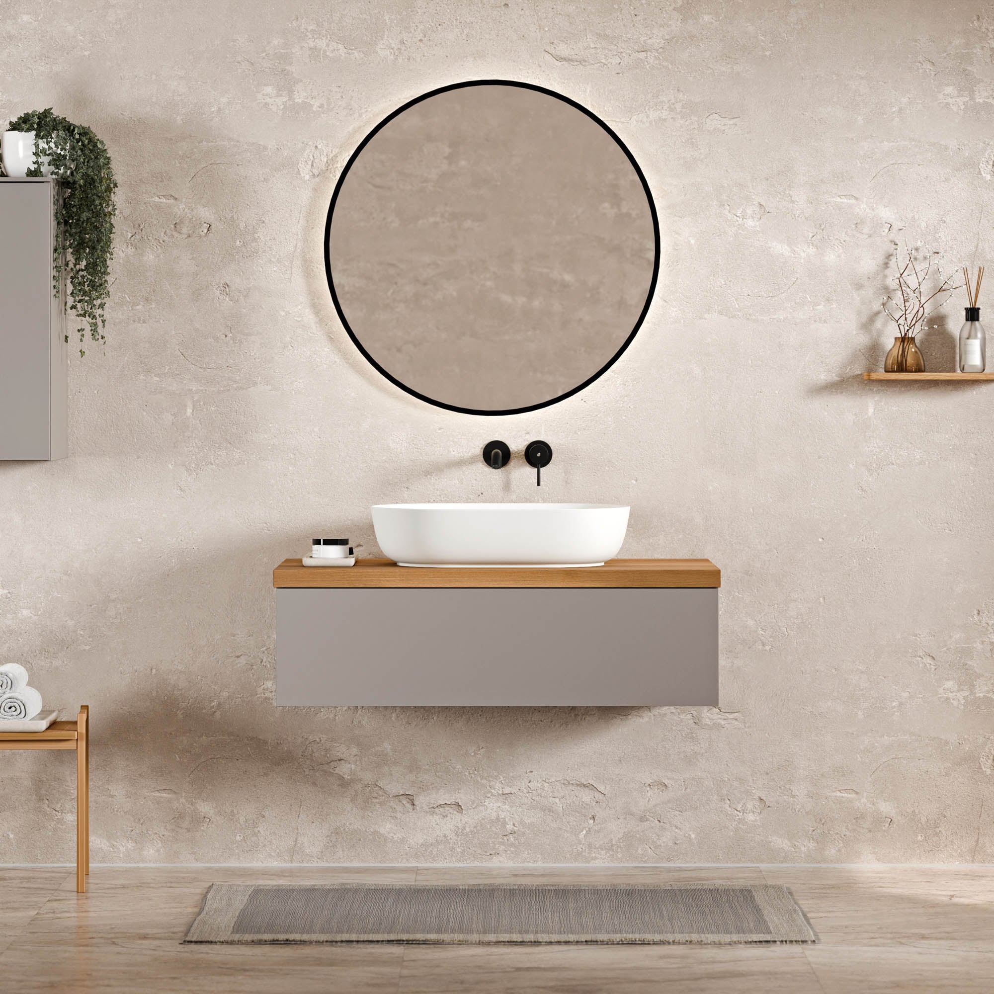 Meuble sous-lavabo JUVIA Classic 1 - de 100 cm à 160 cm