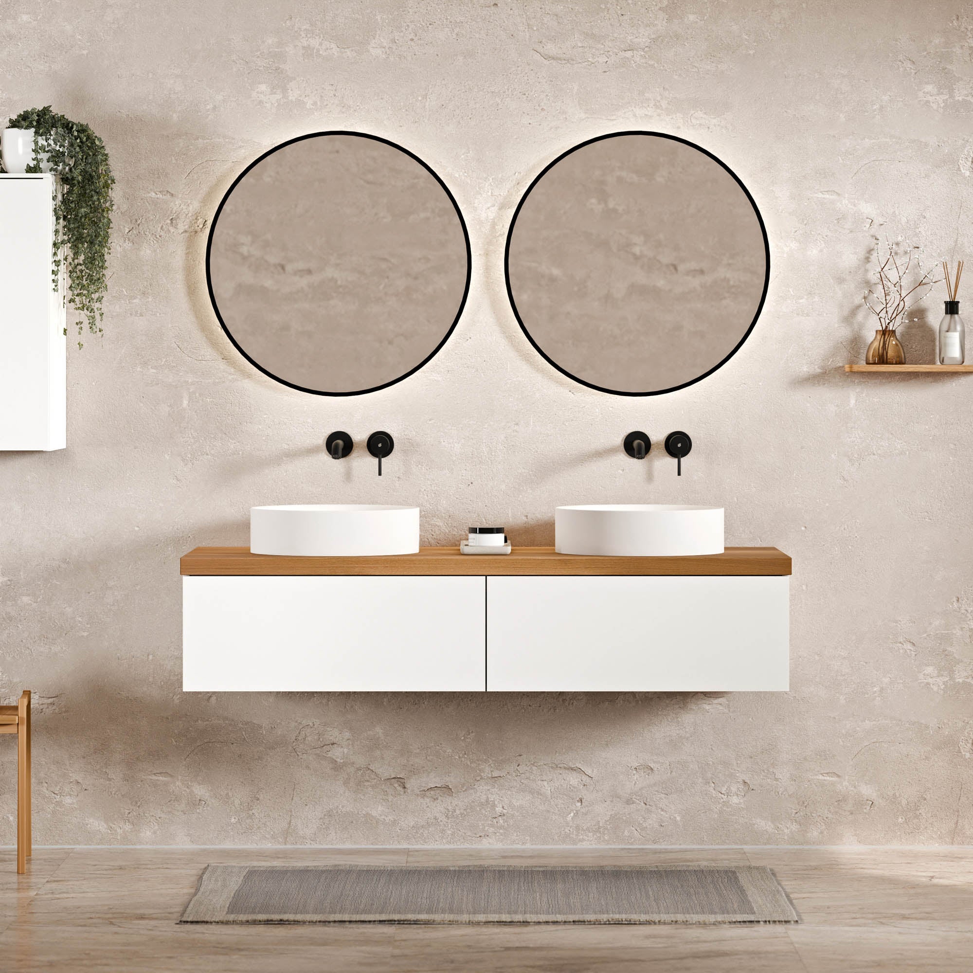 Meuble sous-lavabo JUVIA Classic 1 - de 100 cm à 160 cm