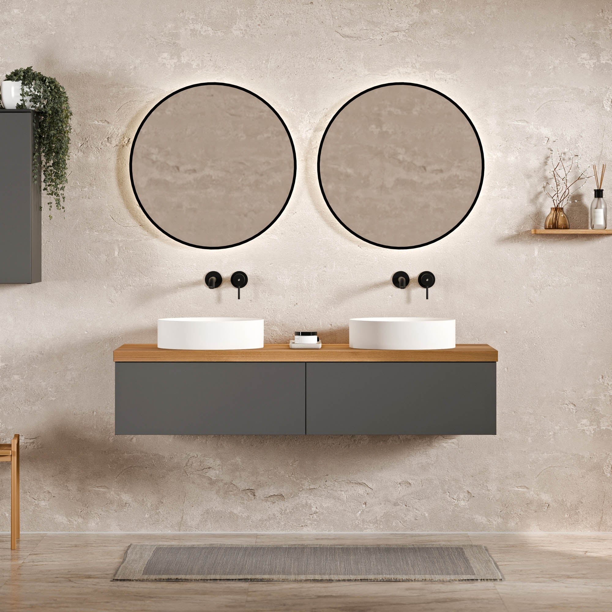 Meuble sous-lavabo JUVIA Classic 1 - de 100 cm à 160 cm