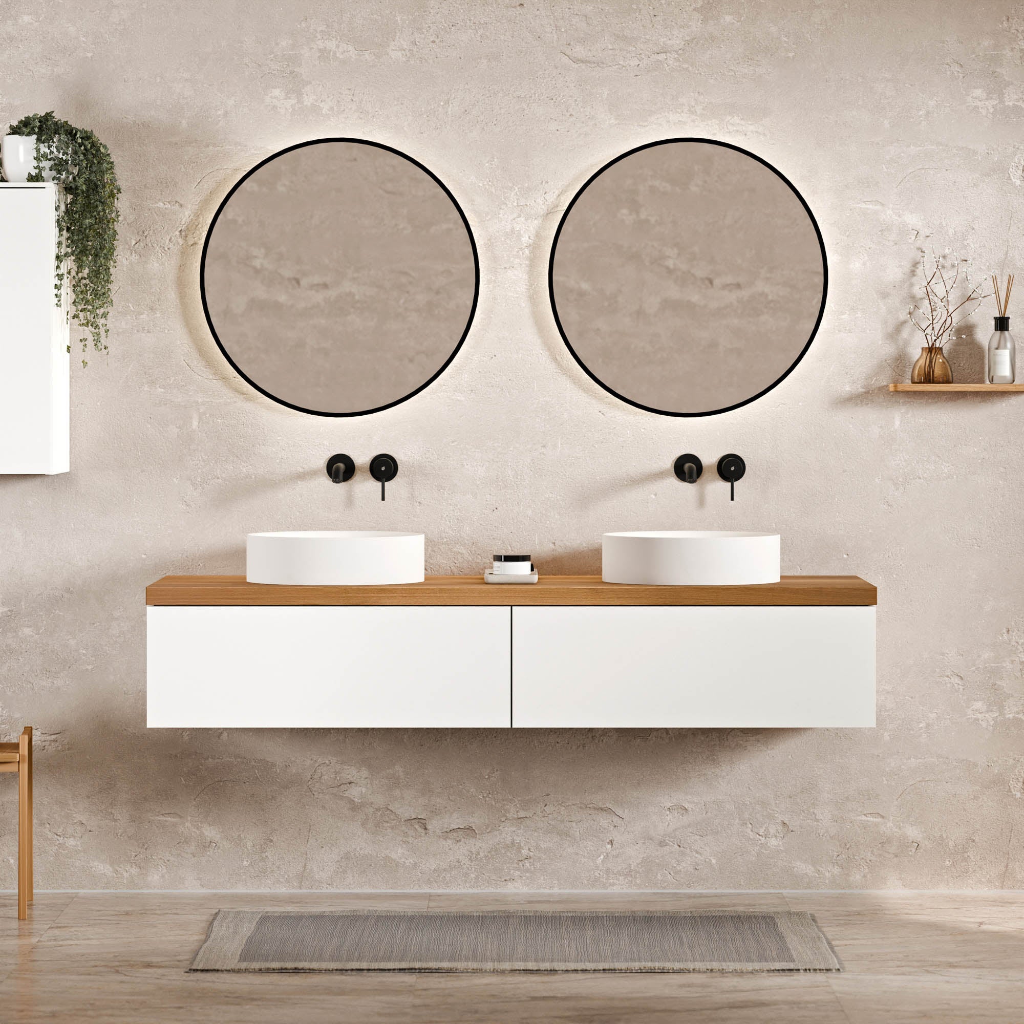 Meuble sous-lavabo JUVIA Classic 1 - de 100 cm à 160 cm