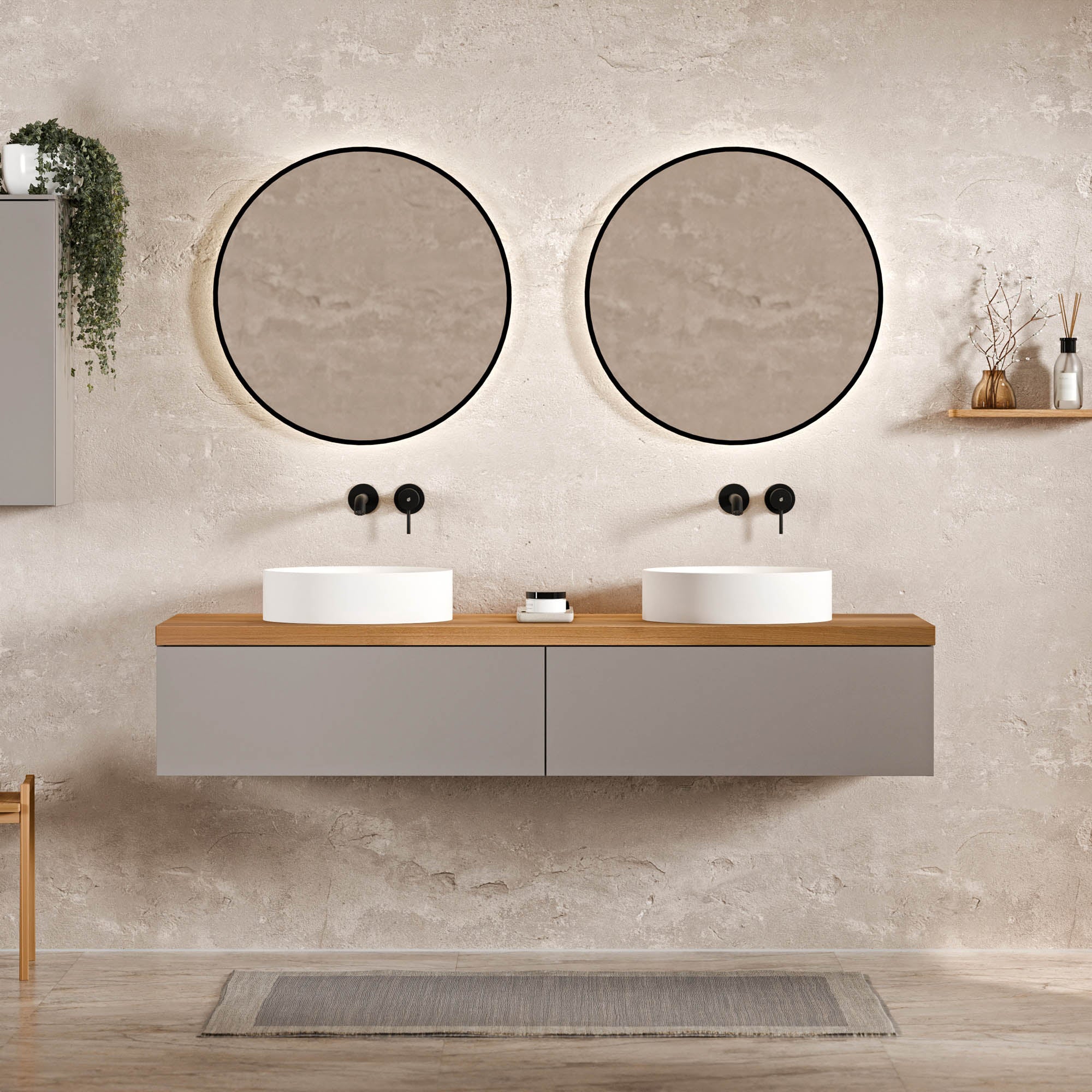 Meuble sous-lavabo JUVIA Classic 1 - de 100 cm à 160 cm