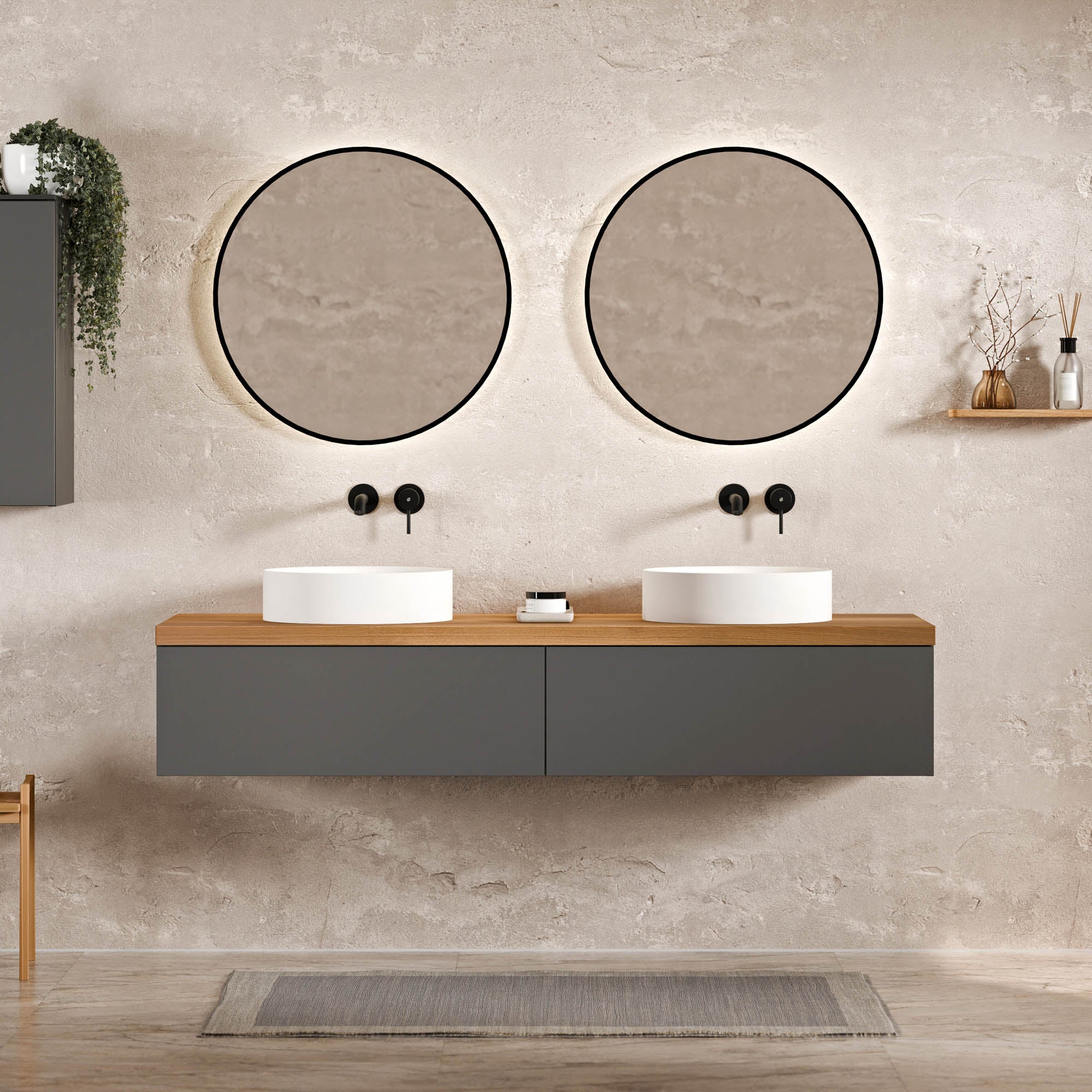 Meuble sous-lavabo JUVIA Classic 1 - de 100 cm à 160 cm