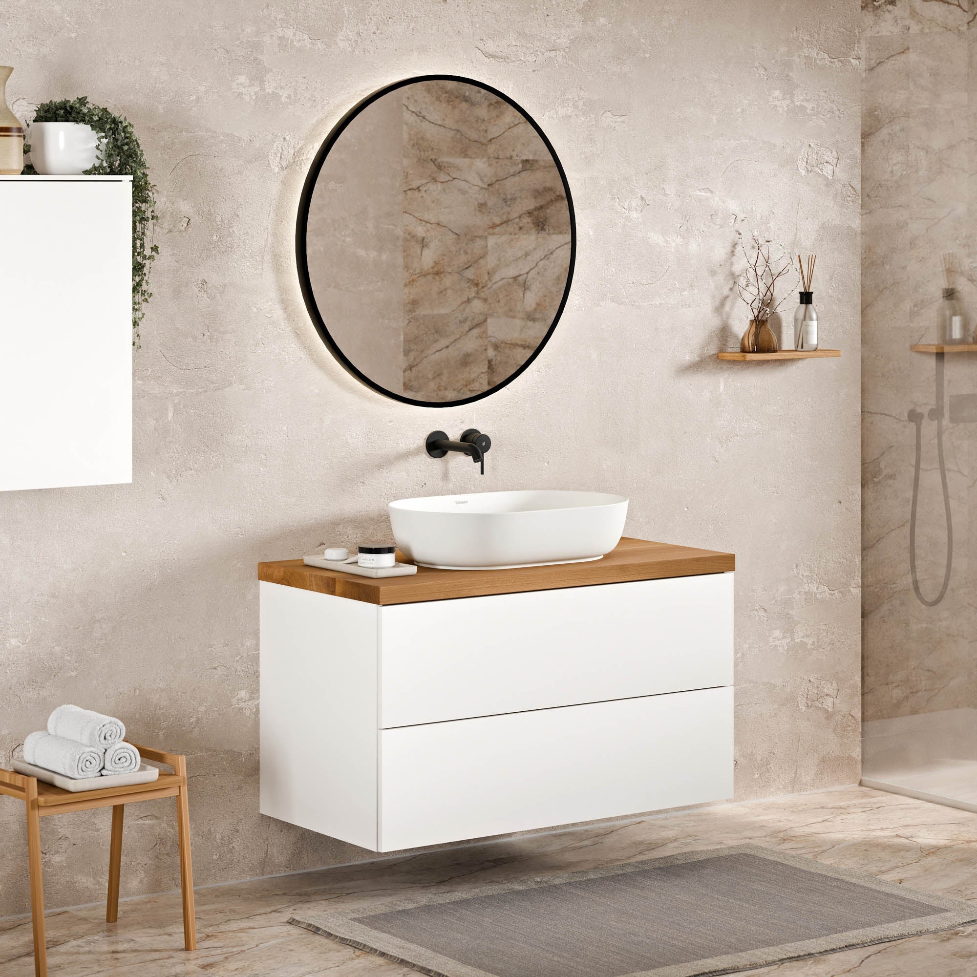 Meuble sous-lavabo JUVIA Classic 2 - de 100 cm à 160 cm