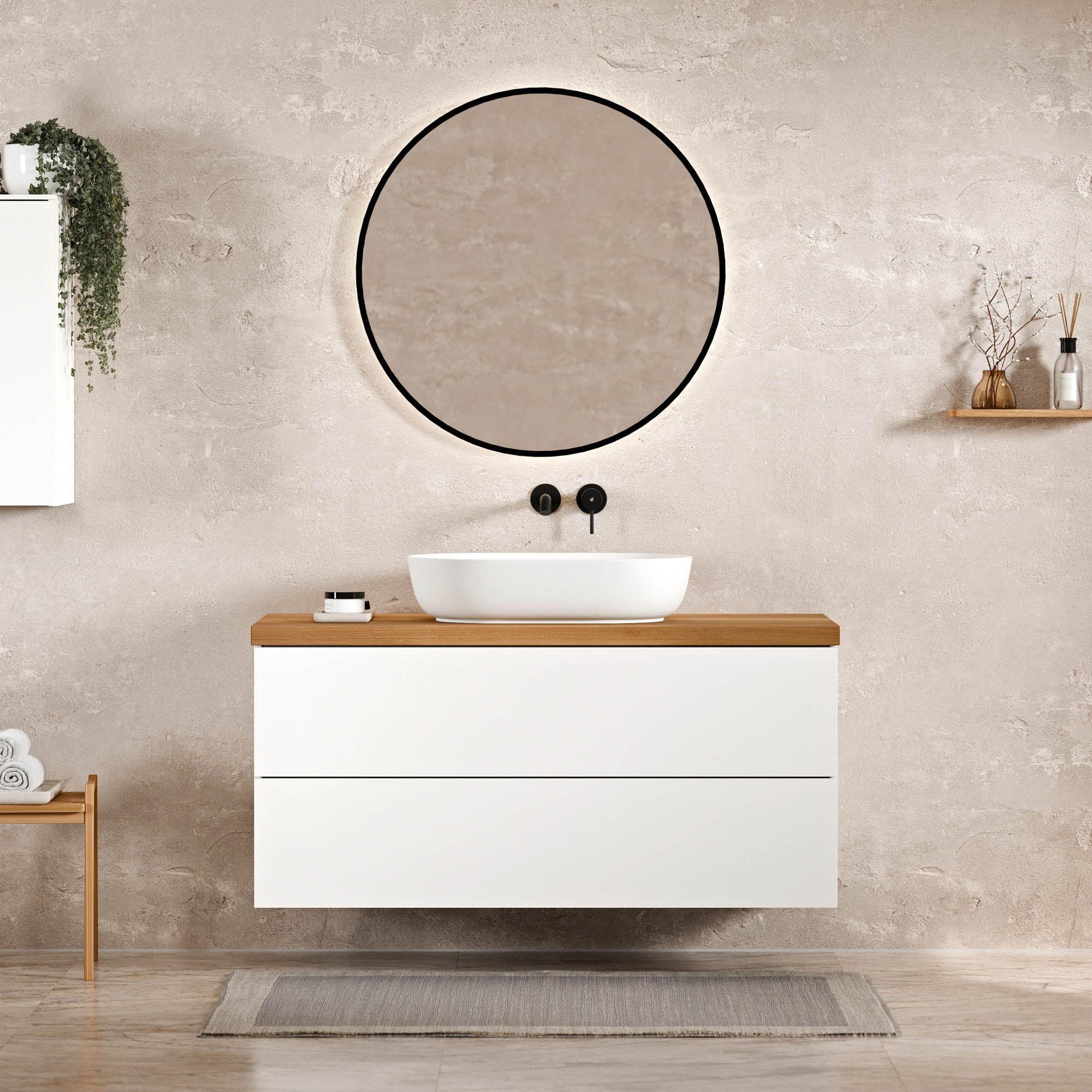Meuble sous-lavabo JUVIA Classic 2 - de 100 cm à 160 cm