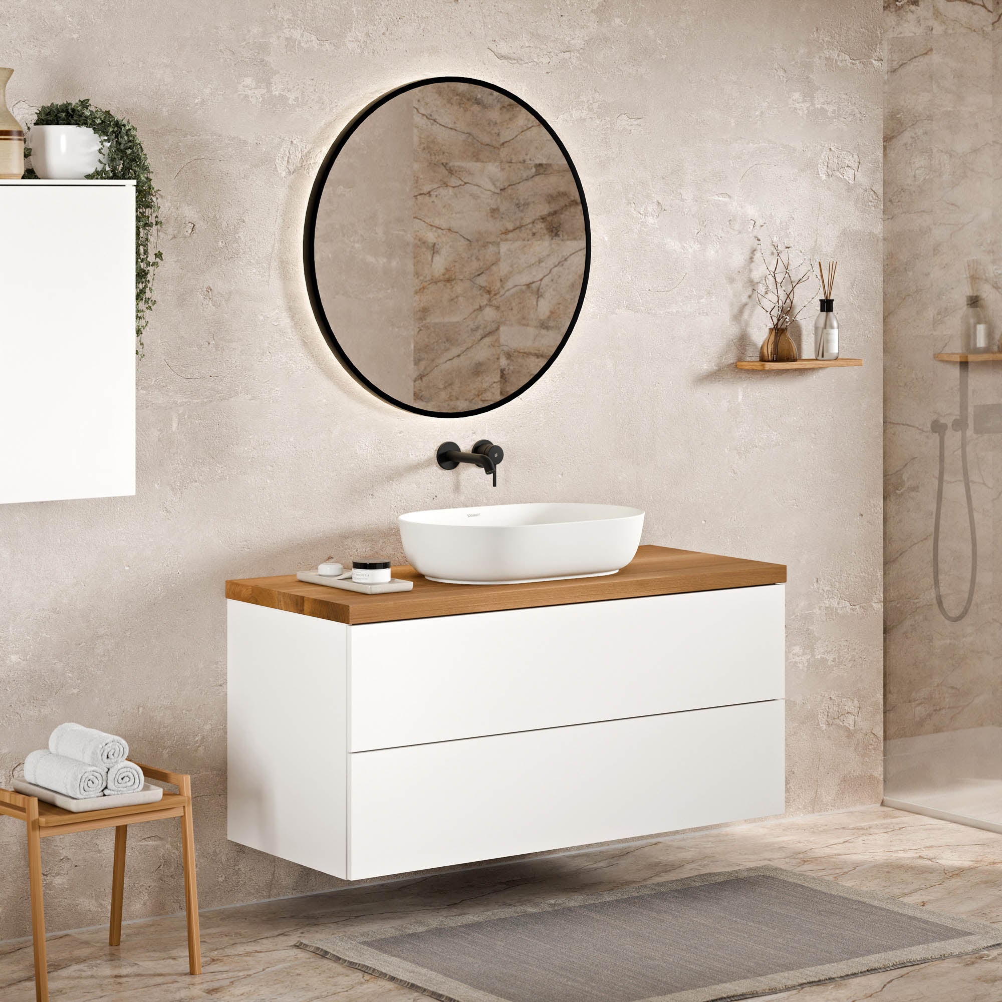 Meuble sous-lavabo JUVIA Classic 2 - de 100 cm à 160 cm