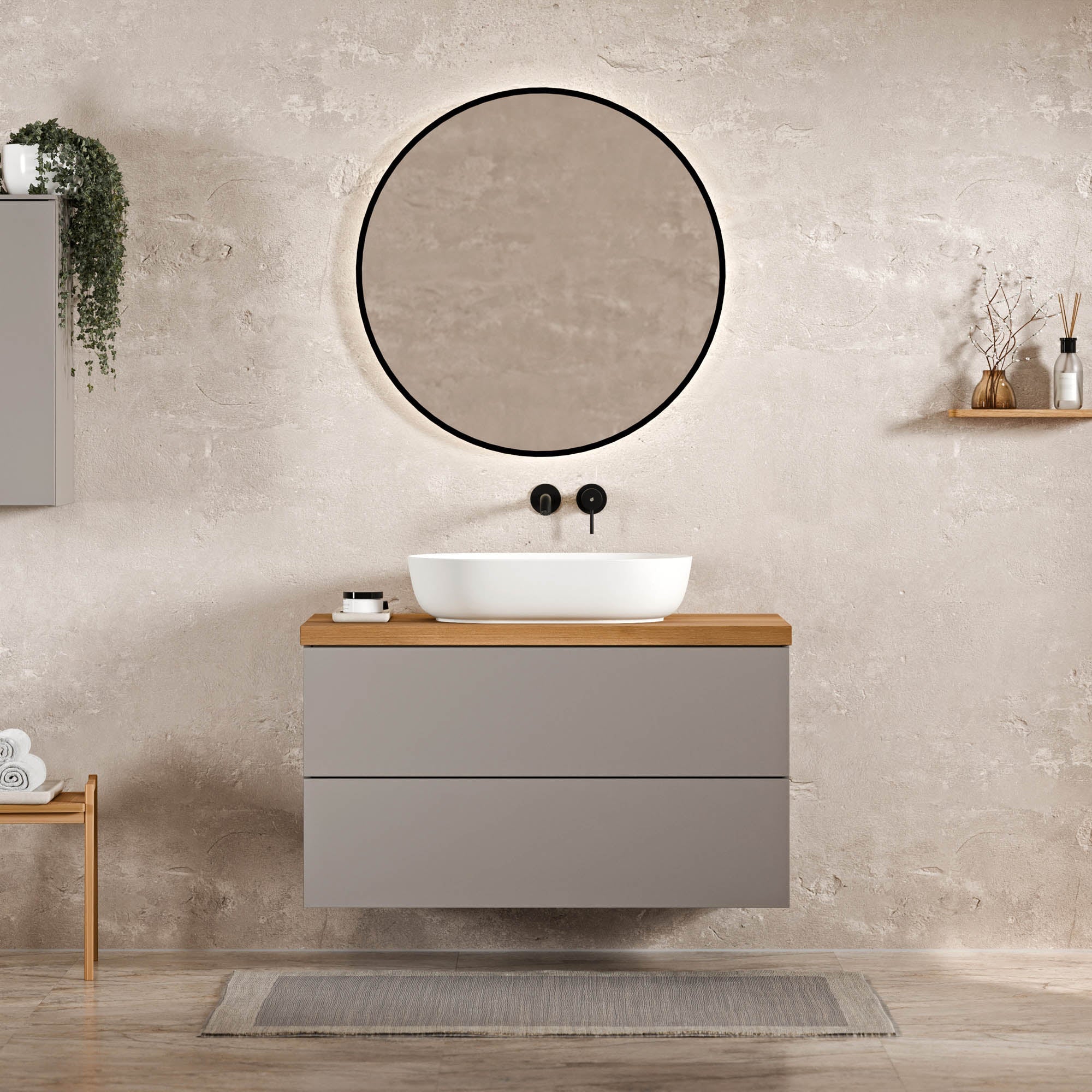 Meuble sous-lavabo JUVIA Classic 2 - de 100 cm à 160 cm