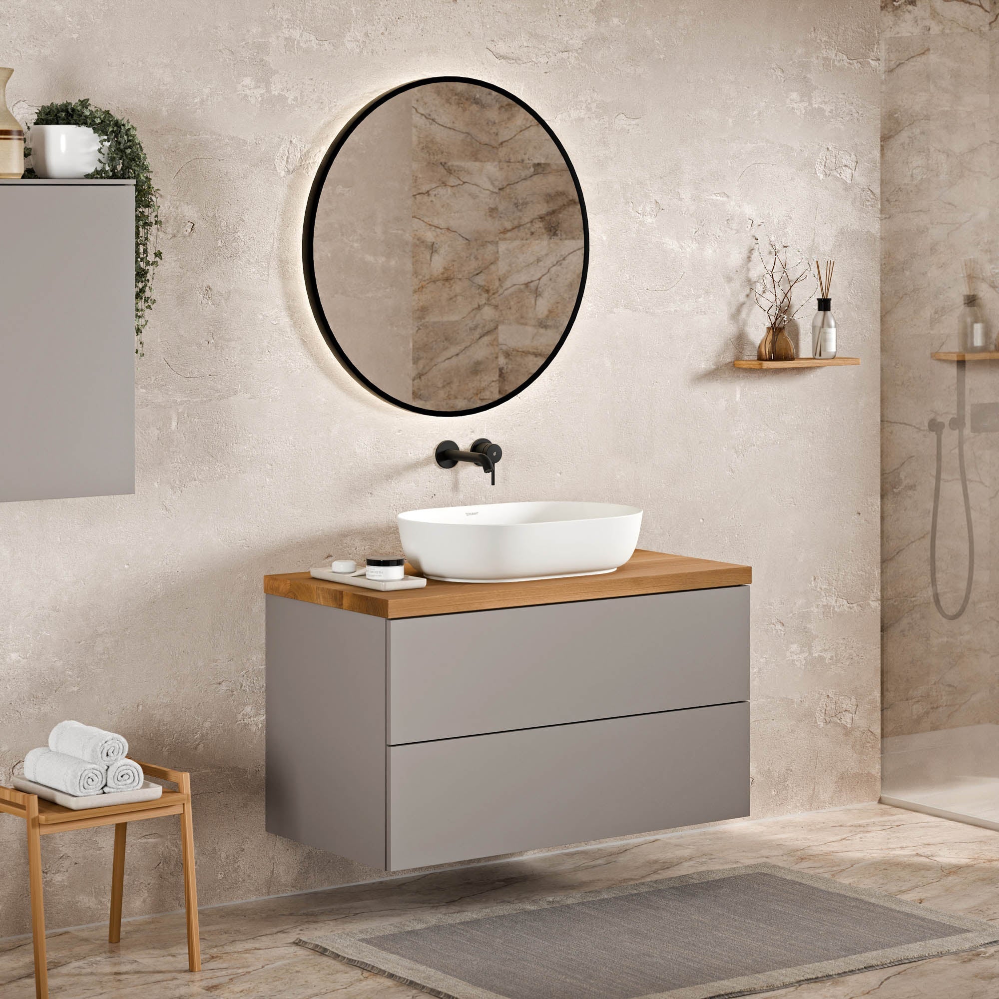 Meuble sous-lavabo JUVIA Classic 2 - de 100 cm à 160 cm