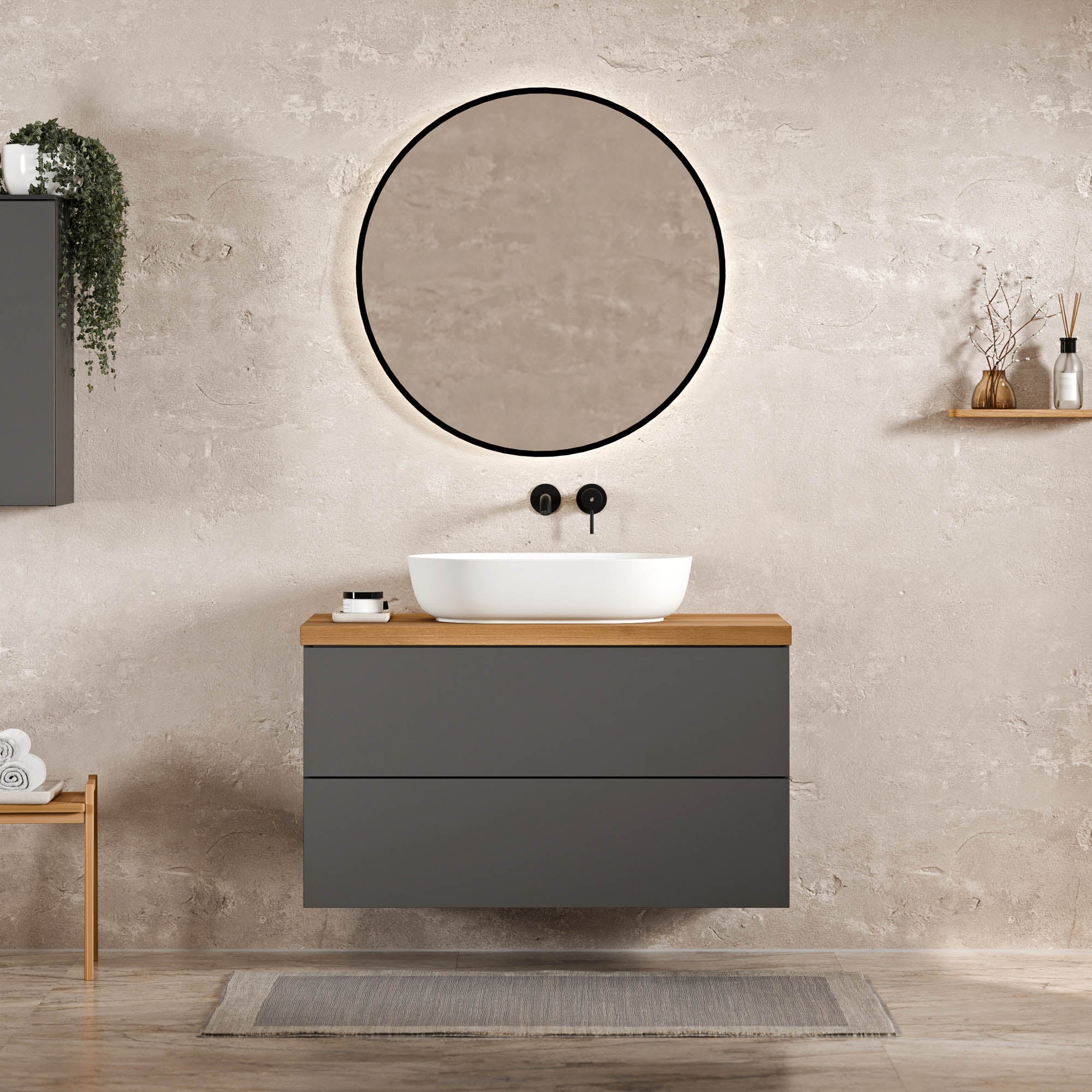 Meuble sous-lavabo JUVIA Classic 2 - de 100 cm à 160 cm